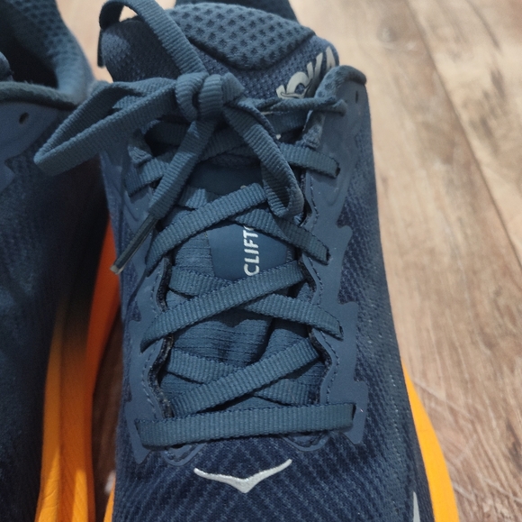Hoka Men's Navy and Orange Athletic Shoes - Picture 8 of 16